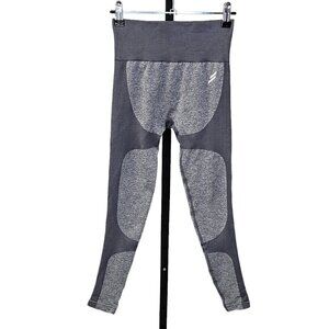 Do You Even  Impact Seamless Leggings Ribbed Gray Size Small